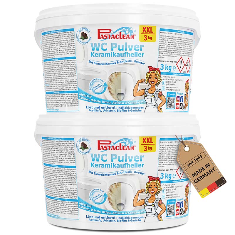 Pastaclean WC Pulver Toiletten Reiniger 6 kg Pastaclean WC Pulver Toiletten Reiniger 6 kg